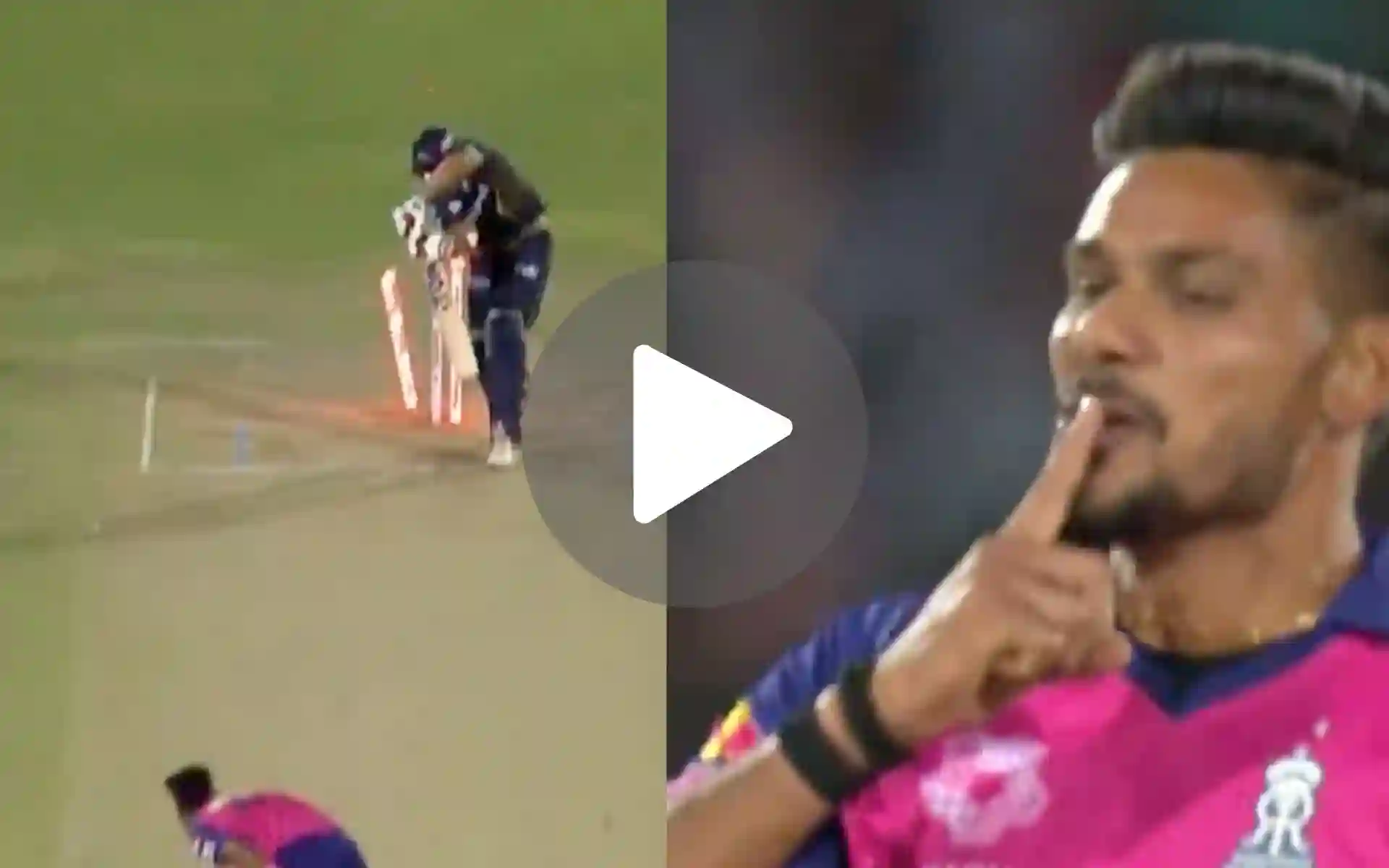 [Watch] Kuldeep Sen's 'Finger On Lips' Celebration After 2 Wickets In An Over Vs GT